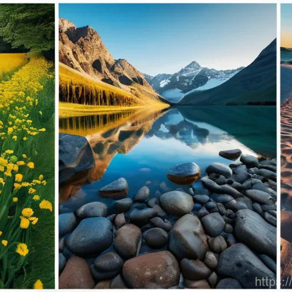 블록체인 기술과 국제물류 혁신 - Here are three detailed image generation prompts in English, adhering to your guidelines: