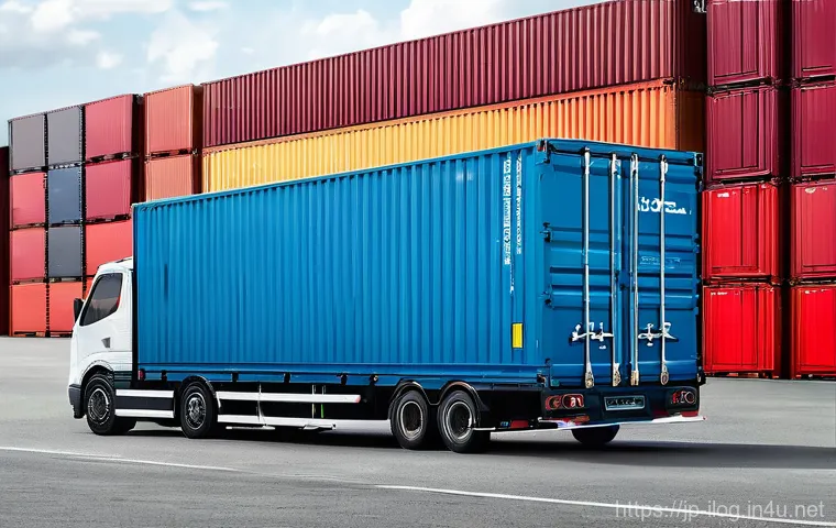 블록체인 기술과 국제물류 혁신 - Here are three detailed image generation prompts in English, adhering to your guidelines: