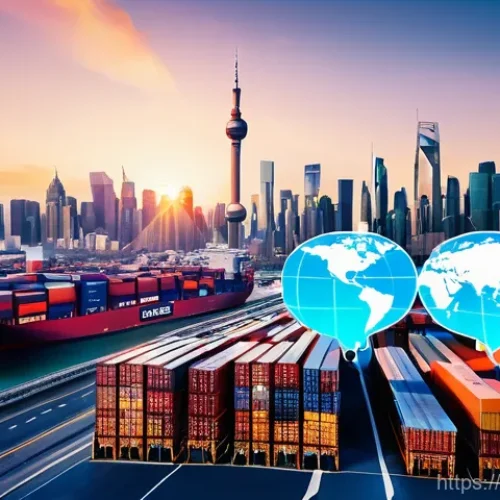 국제물류와 재고 관리 최적화 - **Global Logistics Harmony: Navigating Customs Seamlessly**
    An energetic, modern scene depicting...