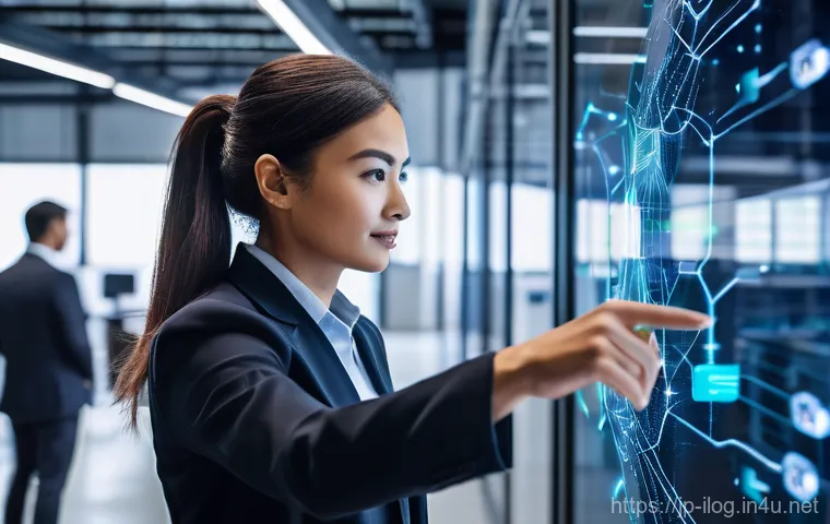 물류 및 SCM 전공자 취업 가이드 - **Prompt:** A dynamic, futuristic logistics control center where diverse professionals, including me...